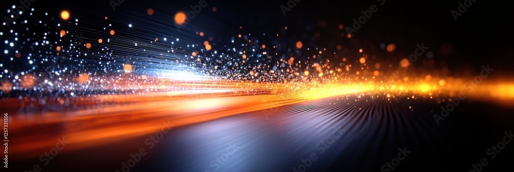 Poster digital background perfect for tech processes, neural networks, artificial intelligence, data transf