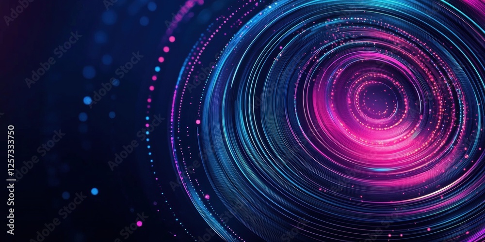 Poster digital background perfect for tech processes, neural networks, artificial intelligence, data transf