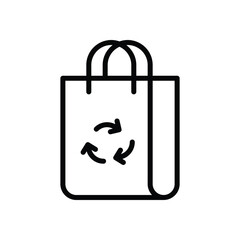Recycled Bag vector icon