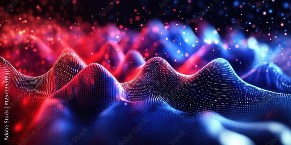Poster digital background perfect for tech processes, neural networks, artificial intelligence, data transf