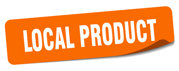 local product sticker. local product label