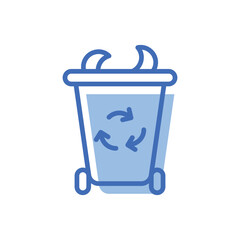 Organic Bin vector icon