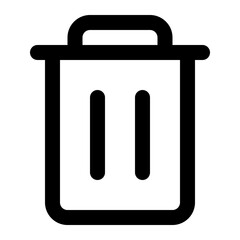 delete icon for illustration