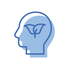 Think Green vector icon