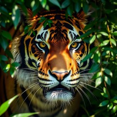 Obraz premium tiger in the mountains