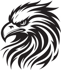 Eagle Tattoo Silhouette Vector