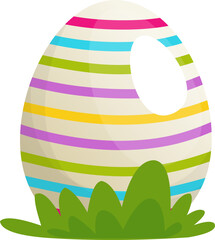 Colorful Easter Egg Illustration