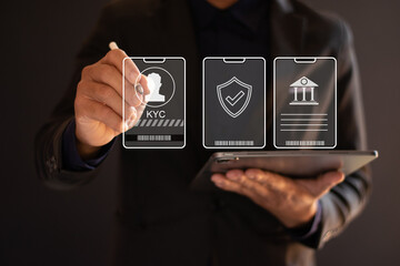Financial identity verification with KYC Personal information for identification