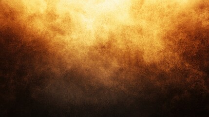 Obraz premium Golden smoke, light rays, dark background, abstract texture, design element