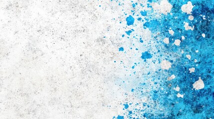 Fototapeta premium Abstract Blue Splash on Grunge White Background for Artistic and Creative Projects