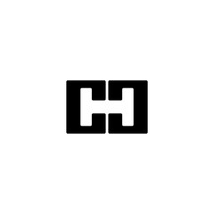 HJC logo. Editable CHJ letters logo