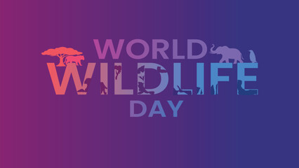 World Wildlife Day Wildlife Silhouettes