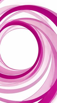 Swirling pink patterns create a vibrant design with a central blank space, ideal for artistic inspiration or display purposes