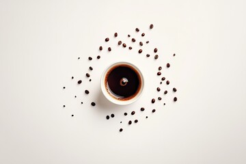 Coffee Beans & Cup