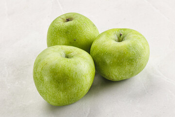 Sweet and juicy green apple