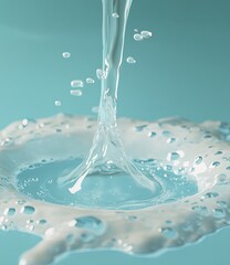 Liquid Splash in Glass