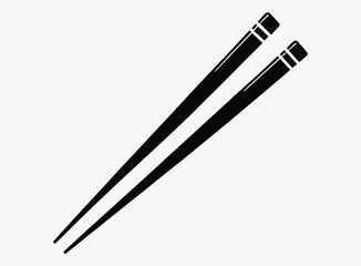 Chopsticks Silhouette Vector Unique Designs