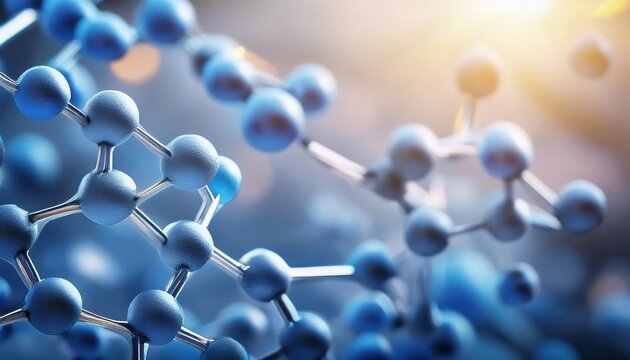 Innovative exploration of firefly zinc and bisabolol molecules showcasing molecular structures under laboratory lighting conditions