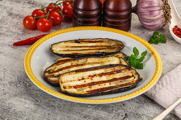  Vegan Grilled eggplant slices snack