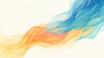 Abstract watercolor background with pastel colors. Featuring soft gradients and gentle brush strokes. Emphasizing softness and elegance. Ideal for wedding invitations and feminine designs.