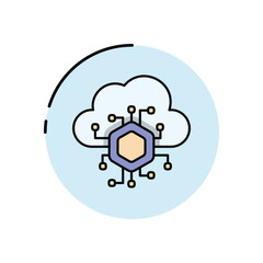 Cloud Technology vector icon