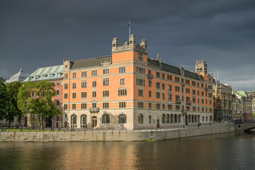 Regierungssitz Rosenbad, Amtssitz Premierminister, Staatskanzlei, Justizministerium, Stockholm,...