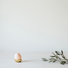Fototapeta premium Easter Egg Minimalist Still Life.