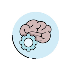 Brain vector icon