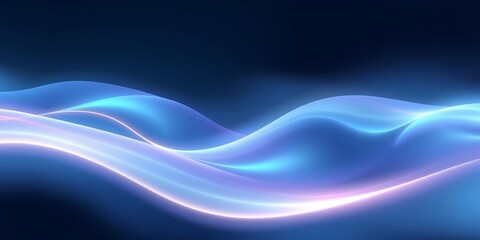 3D Rendered Dynamic Wave Background - High-Resolution, Fluid Motion, Vibrant Colors, Modern Abstract Art