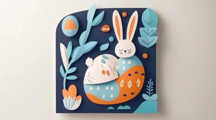 Easter Bunny Paper Craft