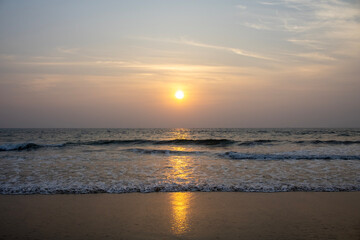 Beautiful Sunset on a Evening in Agonda, Goa, India
