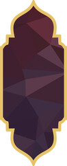 Islamic Low Poly Frame