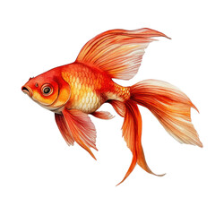 goldfish isolated on Transparent PNG
