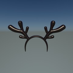 Fototapeta premium Deer Antler Headband