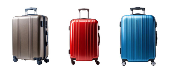 suitecase isolated on transparent background