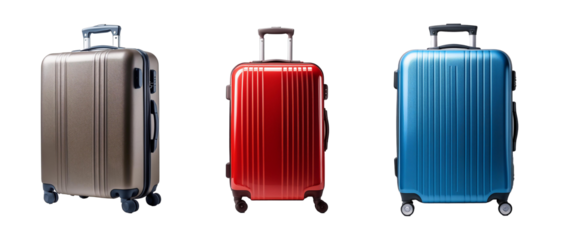 suitecase isolated on transparent background