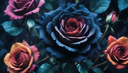 background valentine's day and wedding with flower