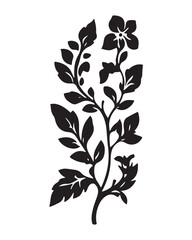 Elegant Floral Laser Cut Wood Panels