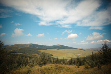 Scenery of Zhangbei grassland in Chongli City, Hebei Province, China