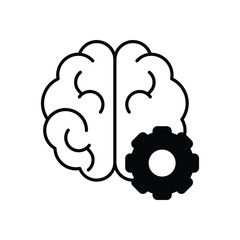Machine learning vector icon