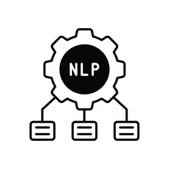 NLP vector icon