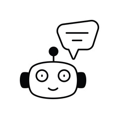 Chatbot vector icon