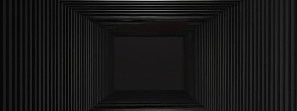 Parallel Lines on Black Background for Design, Banner Template, Abstract Parallel Lines Wallpaper with Copy Space, Minimalist Parallel Pattern Wallpaper