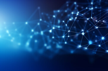 Abstract neural pattern background