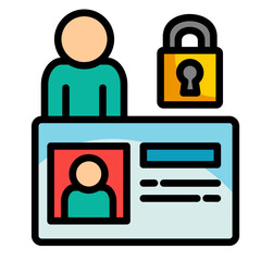 Fototapeta premium Identity Icon