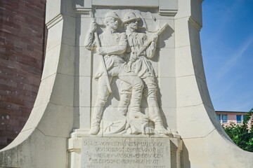 Denkmal der deutschen Revolution, Einheitsdenkmal, Revolution 1848/49, Paulsplatz, Frankfurt am...