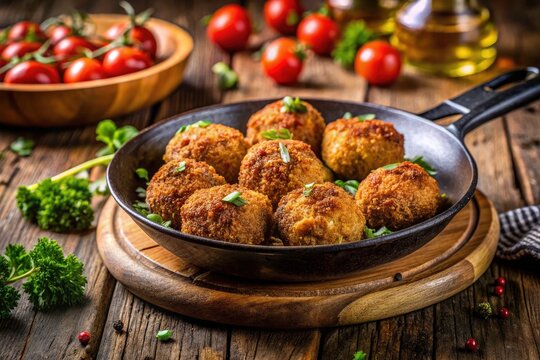 Crispy Breaded Italian Meatballs: Polpette Impanate Recipe Photos