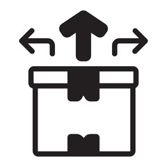 Distribution  glyph icon