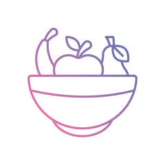 Healthy Food icon vector stock illustration
