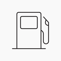 Gas station icon. simple vector icon